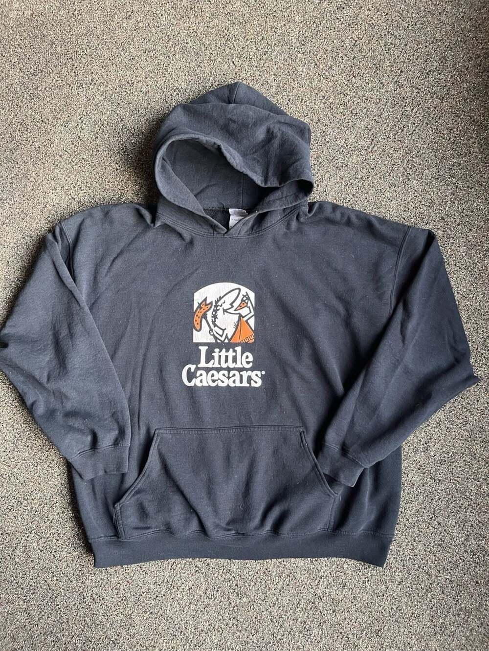 Little Caesars Pizza Gildan Hoodie Size XL